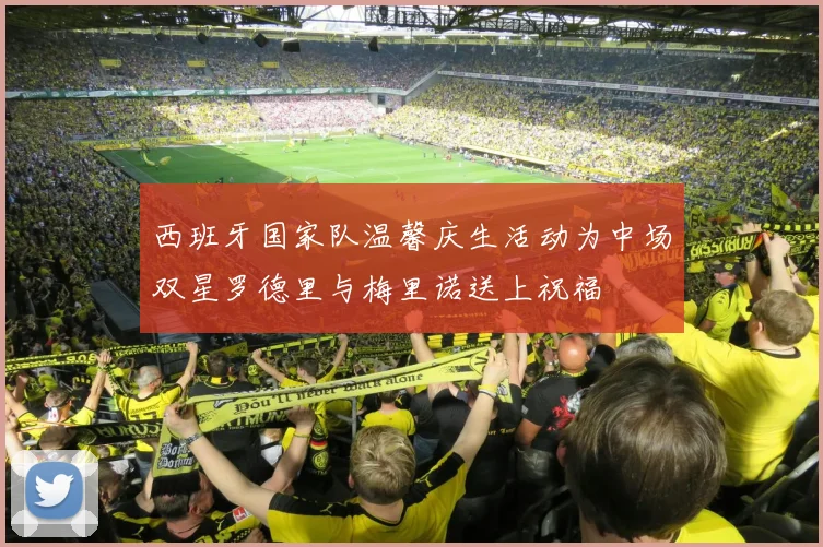 西班牙国家队温馨庆生活动为中场双星罗德里与梅里诺送上祝福